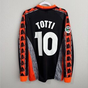 Diadora Roma 1999/2000 Totti third long sleeve Soccer Jersey